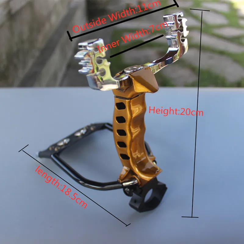 

Professional outdoor fishing slingshot golden assassin fish dart heavy slingshot shooting fish set fishing rod hunting