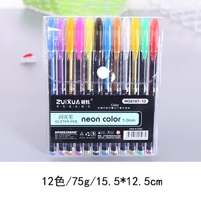 12 colors Креативные цветные флуоресцентные студенческие ручки для самостоятельного украшения, маркеры для рисования, граффити, многоцветные маркеры - Цвет: 12 colors