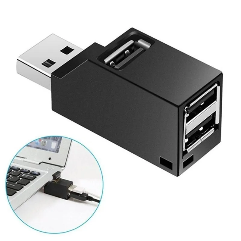 Мини Разветвитель USB 3 0 высокоскоростной адаптер для передачи данных MacBook Pro ПК