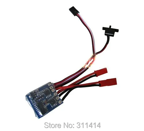 3 шт./лот 10А матовый ESC двухсторонний контроллер скорости двигателя с тормозом для