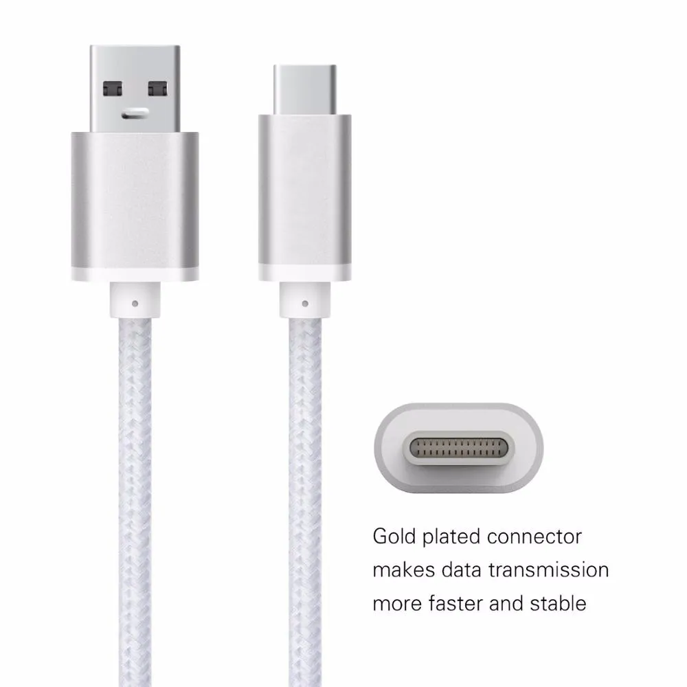 Автомобильное зарядное устройство с 2 портами USB и 1 м кабелем для зарядки