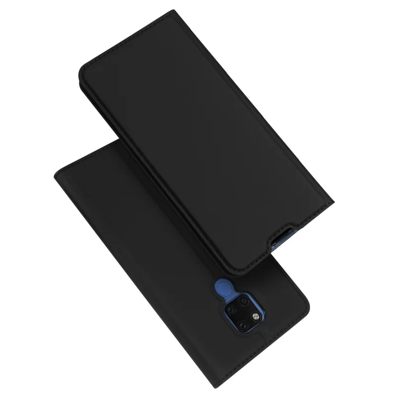 DUX DUCIS кожаный чехол для huawei mate 20/Pro/X/Lite Coque mate 20X роскошный флип-кошелек чехол для huawei mate 20 чехол - Цвет: Black