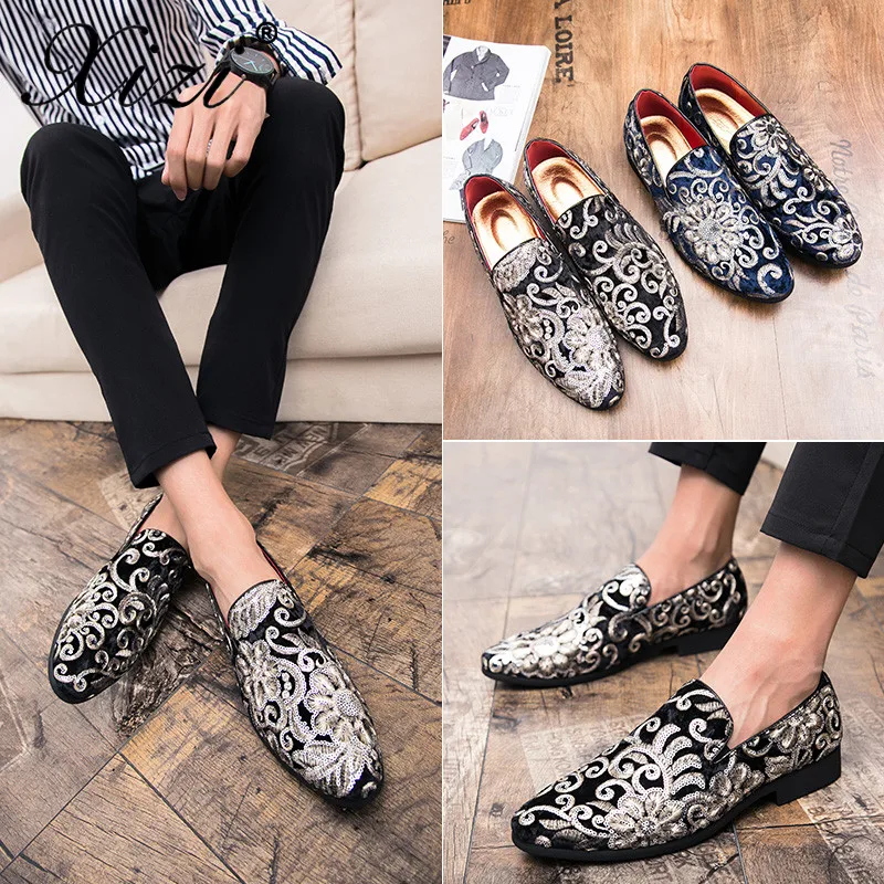 Xizi 2020 Summer Black Men's Casual Suede Loafers Wedding Party Men Shoes Luxury Brand Noble Elegant Dress for | Обувь