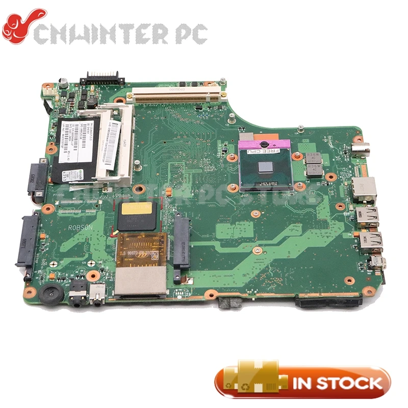 Материнская плата NOKOTION V000125160 6050A2171301 MB A02 для ноутбука toshiba Satellite A300 A305 965PM DDR2 с