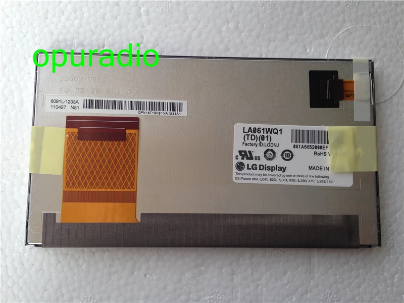 LA061WQ1 (TD) (01) (02) TD01 оригинальный 6 1 дюймовый ЖК экран 480*272 TFT для Toyota Camry|display screen