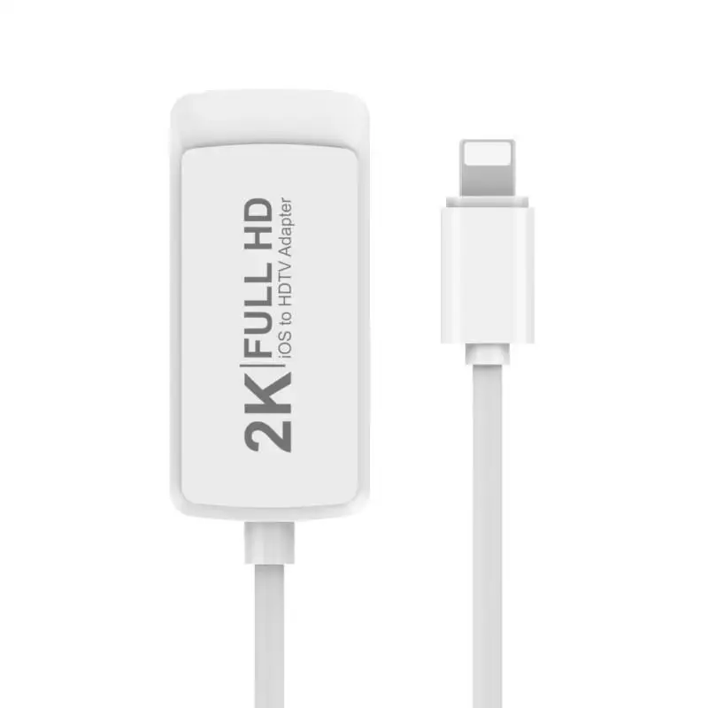 MLLSE 2 к Lightning AV адаптер для iPhone интерфейс 8 булавки HDMI цифровой конвертер Apple |