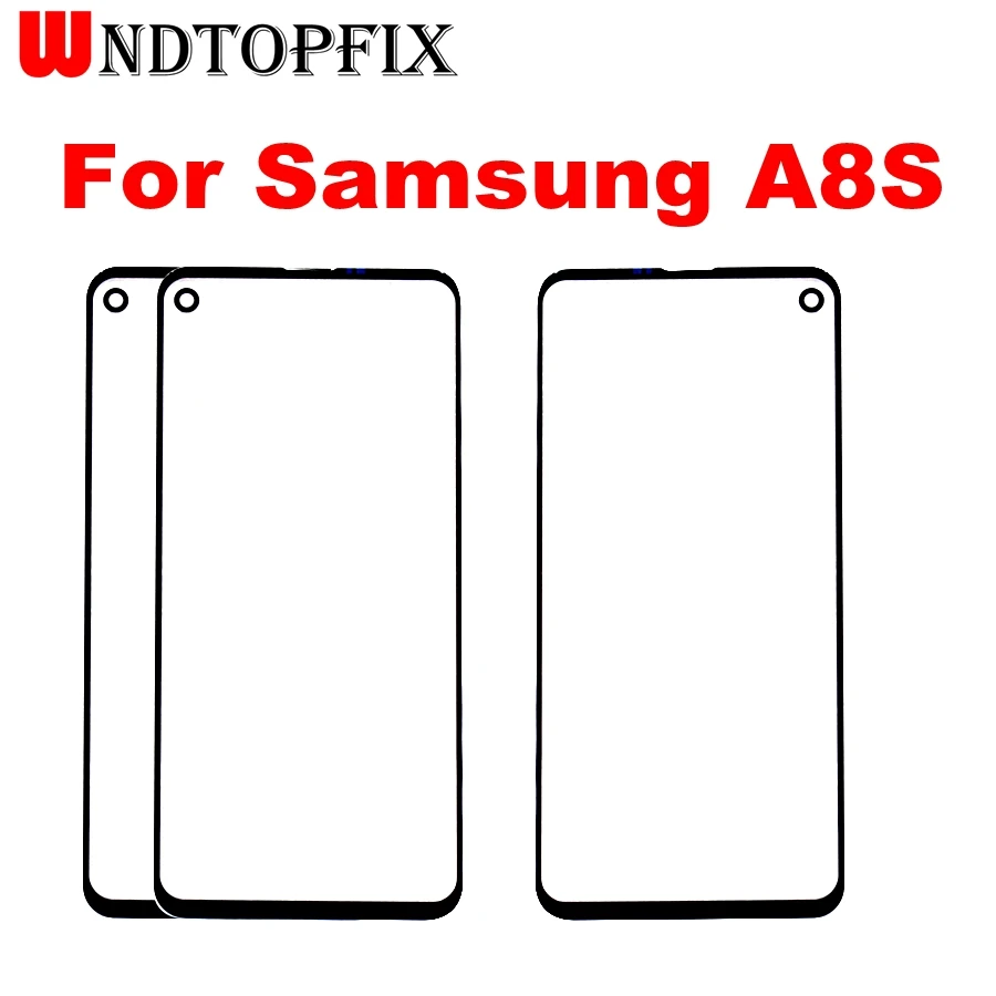 Для 6 4 &quotSamsung Galaxy A8s внешняя стеклянная линза Передняя сенсорная панель для samsung A8S