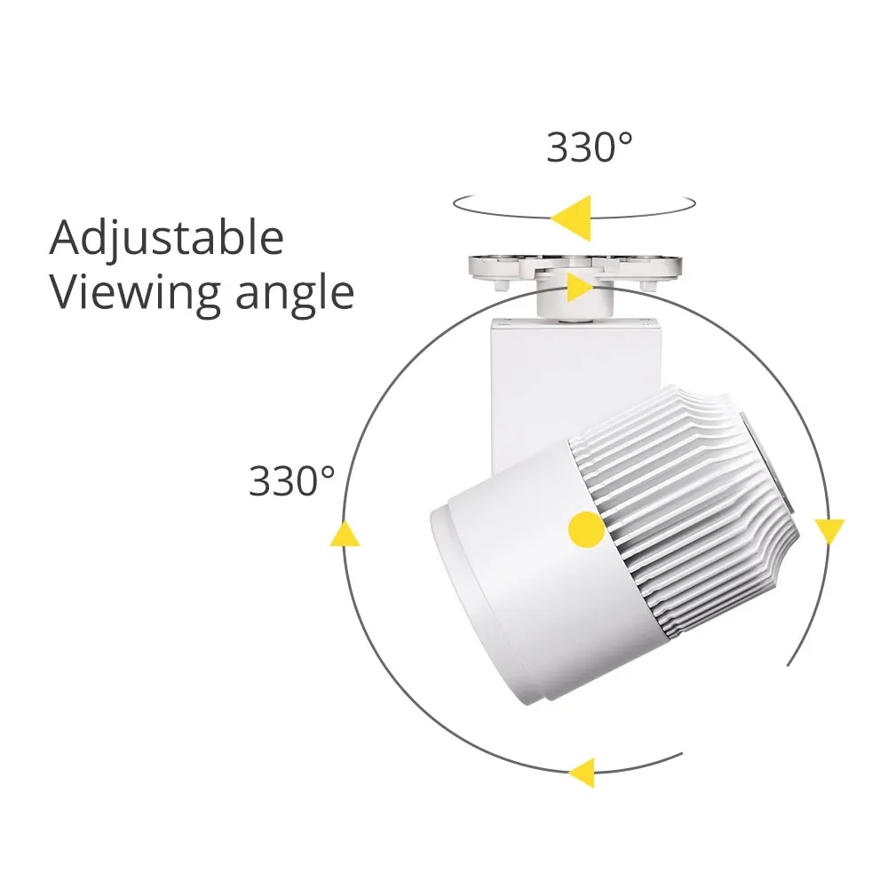 трековые светильники LED 40W COB декор магазин одежды трэковый светильник Aluminum Showroom