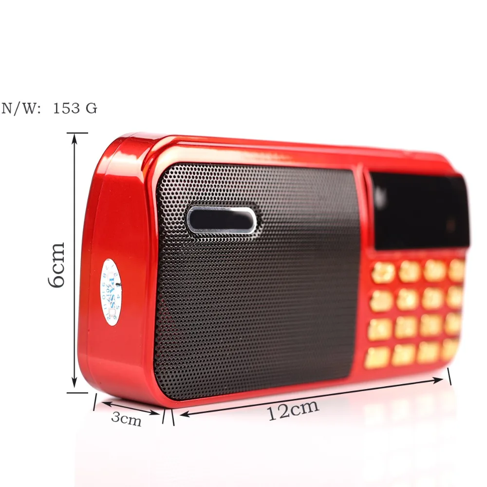 Мини Портативный колонки открытый Танцы динамик TF карты USB музыка объемного MP3