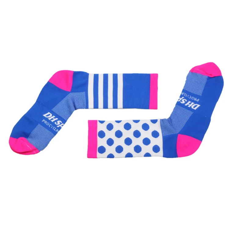 Color 2 DH/спортивные детские велосипедные носки для мальчиков и девочек, спортивные носки удобные детские дышащие Компрессионные носки с велосипедом для детей возрастом от 3 до 6 лет - Цвет: Color 2