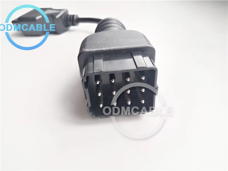 Диагностический кабель 12 Pin OBD к OBD2 диагностический адаптер для renault vocom| |