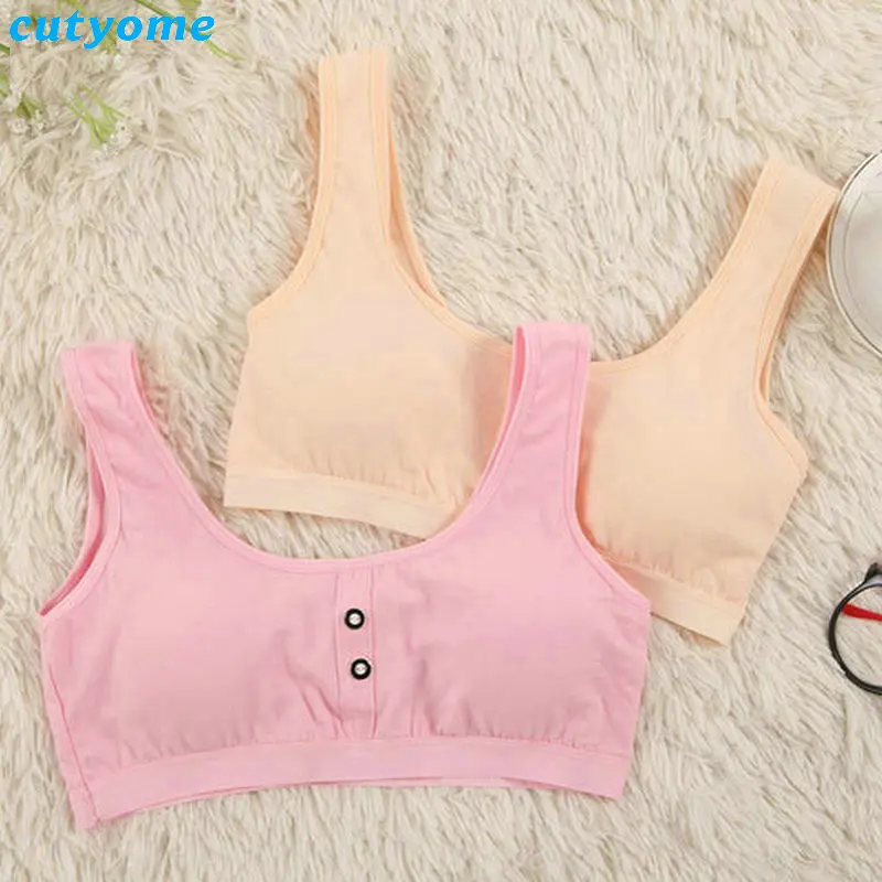 10 шт./лот Обувь для девочек Бюстгальтеры женщин дети хлопок подростков