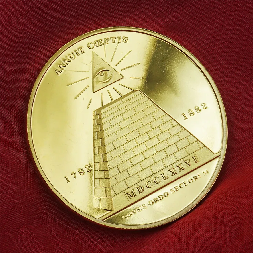 Freemason сувенирные монеты коллекционные игрушки модель металлическая масоны США