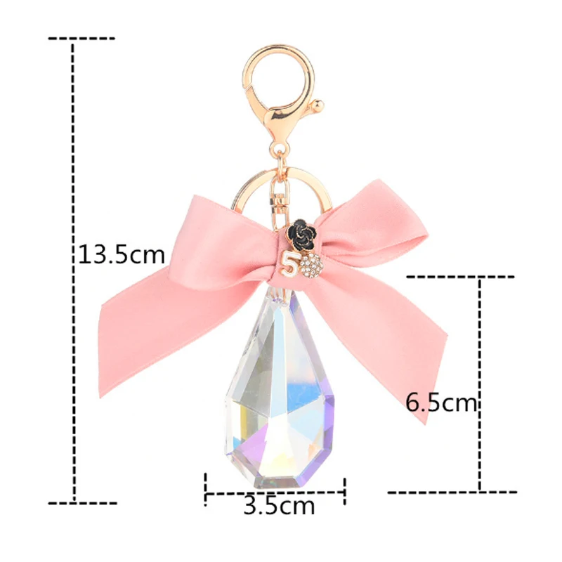 Мода бантом милый брелок для ключей легированное искусственное ювелирное