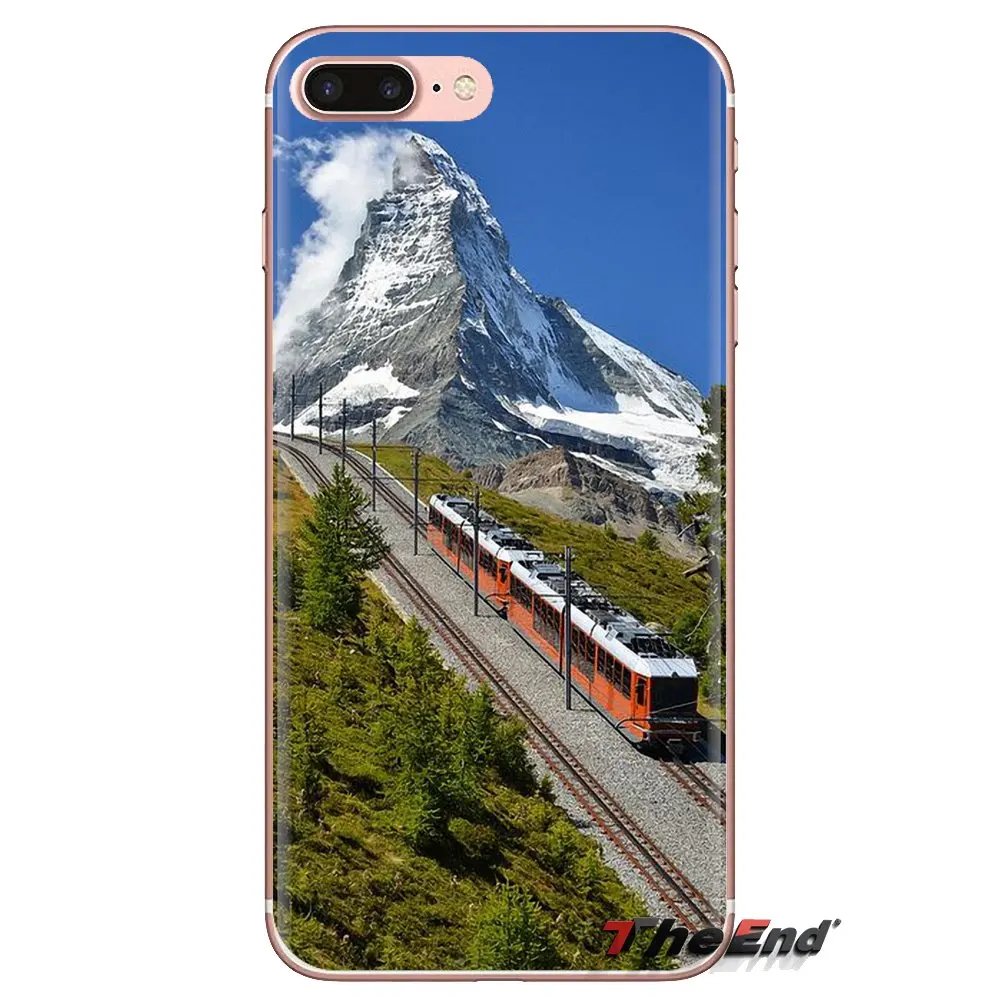 Швейцария Sunset Mountain для iPod Touch Apple iPhone 4 4S 5 5S SE 5C 6 6S 7 8 X XR XS Plus MAX мягкие прозрачные