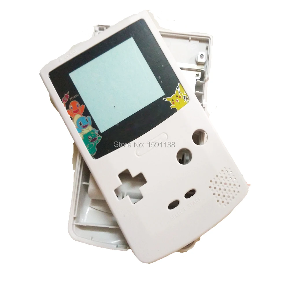 Абсолютно Новый чехол белого цвета подходит для GBO DMG GameboyColor Shell Boy Housing w черный