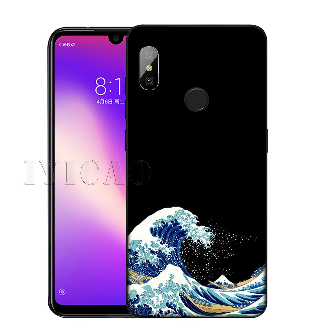 Мягкий силиконовый чехол IYICAO The Great Wave Off Kanagawa для Xiaomi Redmi K20 8A 7A 6A 5A S2 4X 4A GO Note 8 7 5 Plus 6