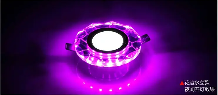 Goede Water Cube AC85-265V Led Lichtpunt Crystal Led Downlight 3W Led Plafondlamp Gang Lichten Led Spot Light X 5Pcs