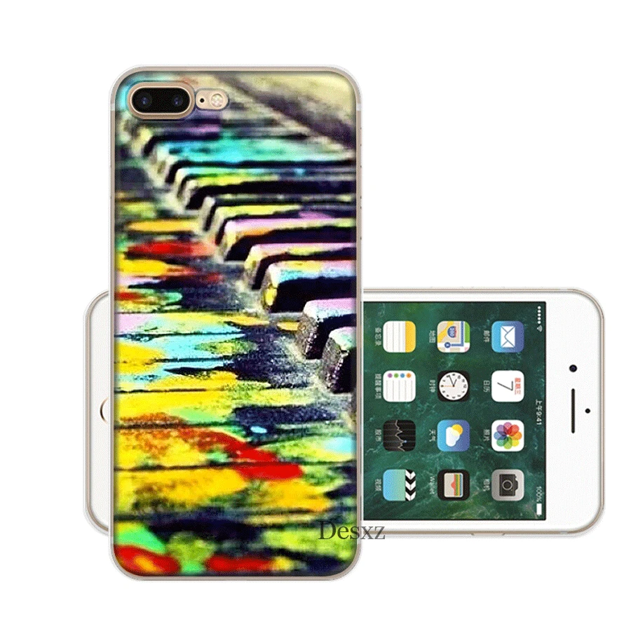Чехол Gerleek Piano Keys для iPhone 6 6S 5 5S SE XR X XS MAX 8 7 Plus | Мобильные телефоны и аксессуары