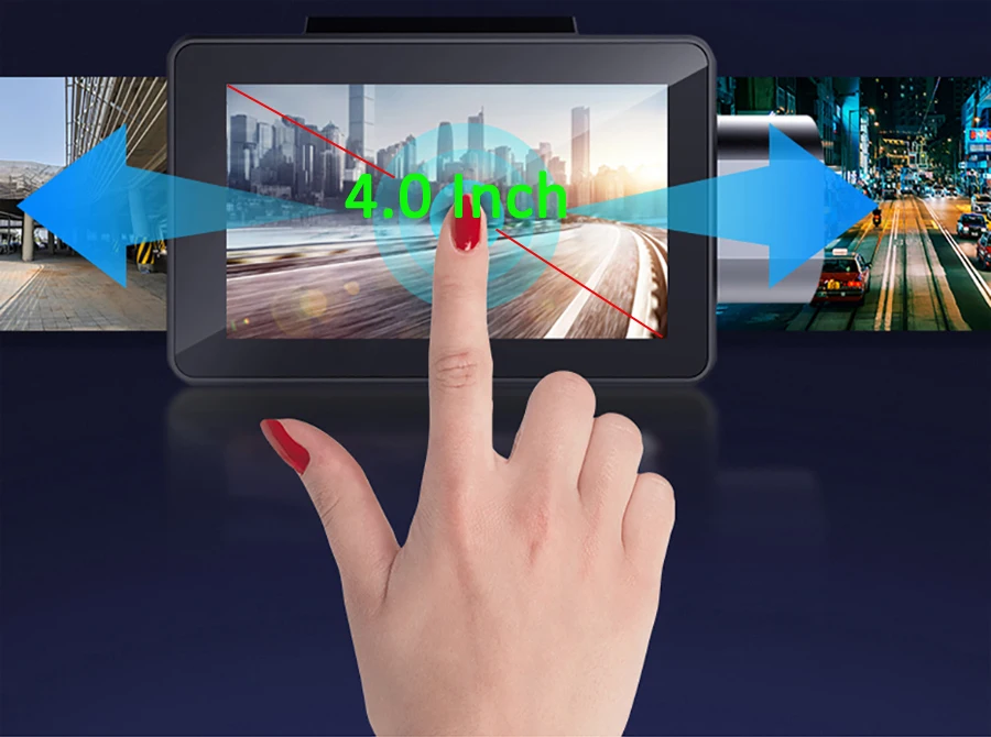 WHEXUNE Android 3g dash cam 4 дюйма Видеорегистраторы для автомобилей с gps журнала Двойной объектив 1080p dash cam era WI-FI беспроводной HD Автомобильный видеорегистратор видео регистратор рекордер