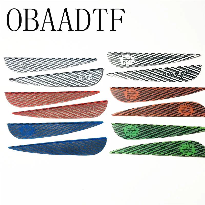 OBAADTF 36 шт. 3 &quotкрыло падение форма Высокое качество стрелка из ТПУ оперение для