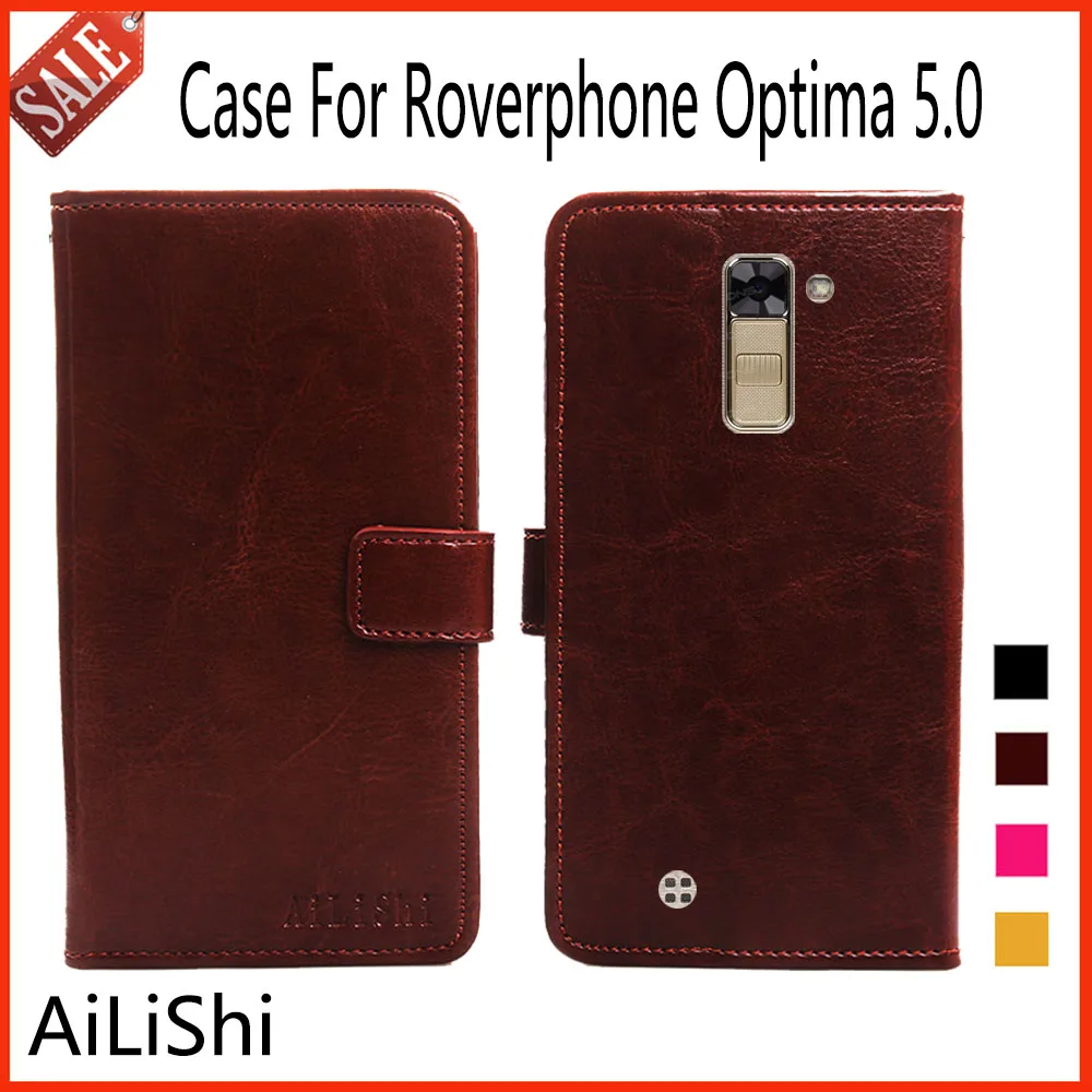 AiLiShi для Roverphone Optima 5 0 Чехол кошелек в стиле книги роскошный кожаный чехол