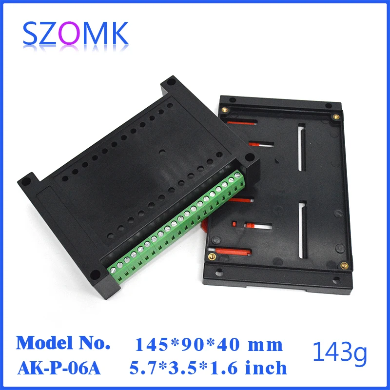 Din-рейка пластиковый корпус электроника Клеммная колодка (1 шт.) 145*90*40 мм