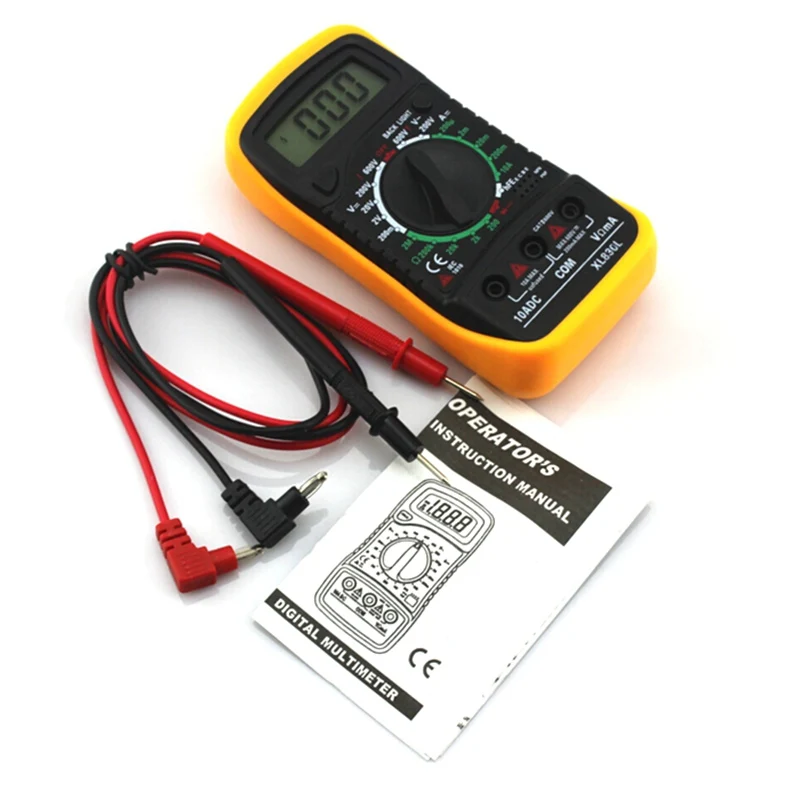 Новый XL830L Цифровой мультиметр портативный AC/DC мультитестер инструментальная
