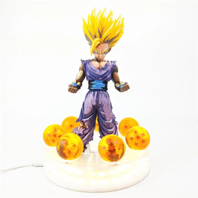 Сон Гоку светодиодный база и Shenron Гохан Вегета Gogeta игрушечные фигурки из игры Dragon