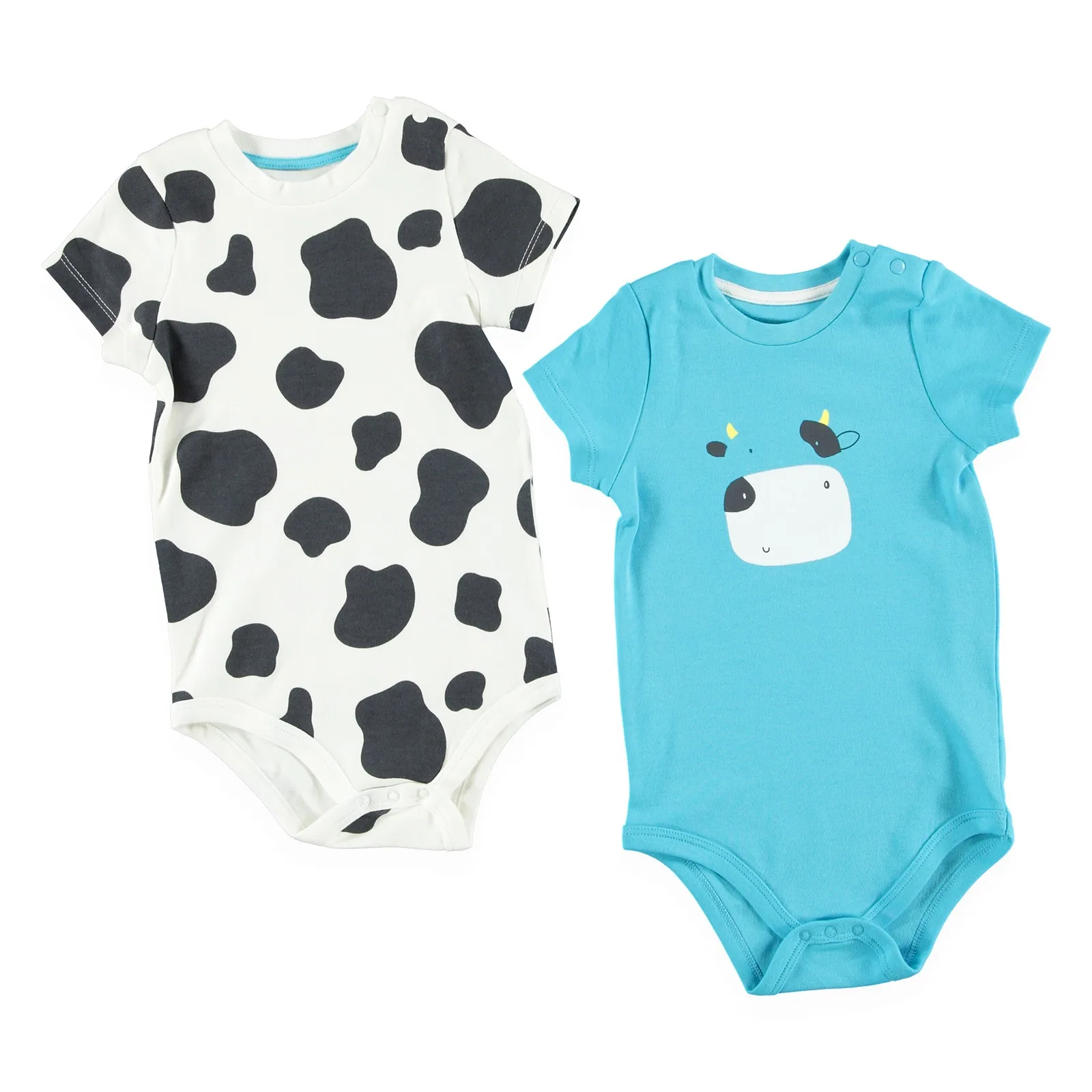 HelloBaby Новое молочное детское боди с короткими рукавами комплект из 2 предметов| |