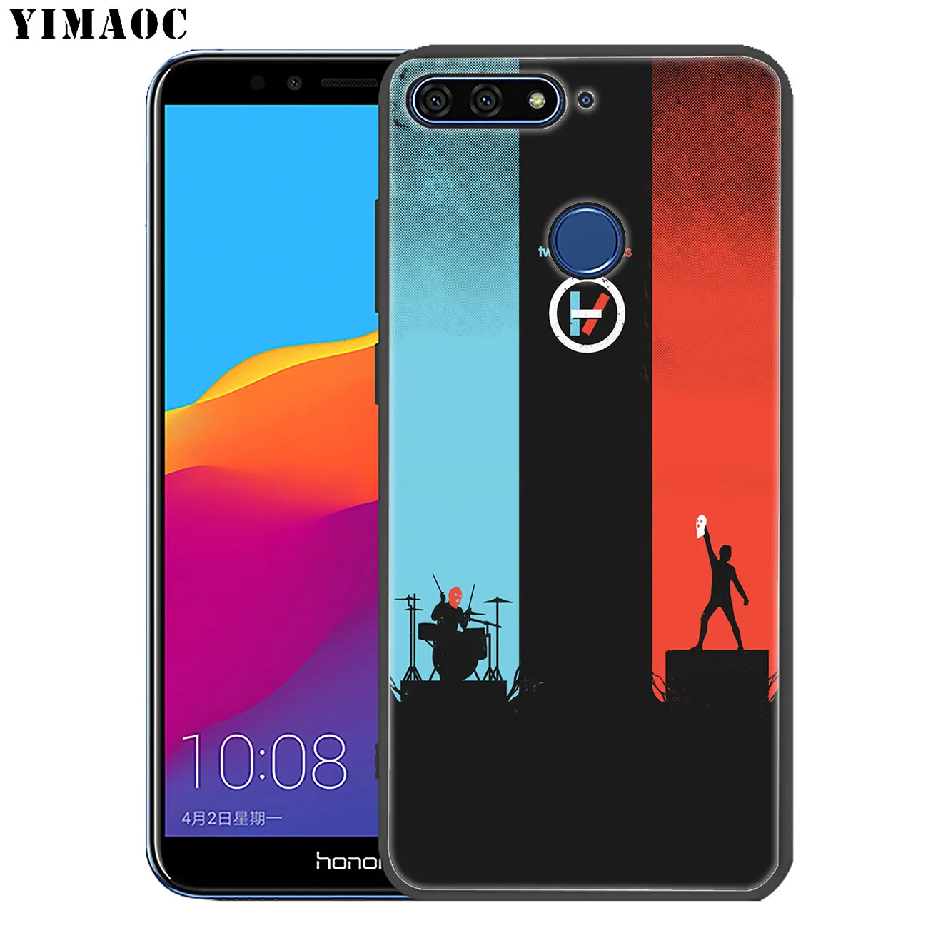 Мягкий силиконовый чехол YIMAOC Twenty One Pilots 21 для Huawei Honor 20 Pro 8C 8X 8 9 9X 10 Lite 7X 7A с