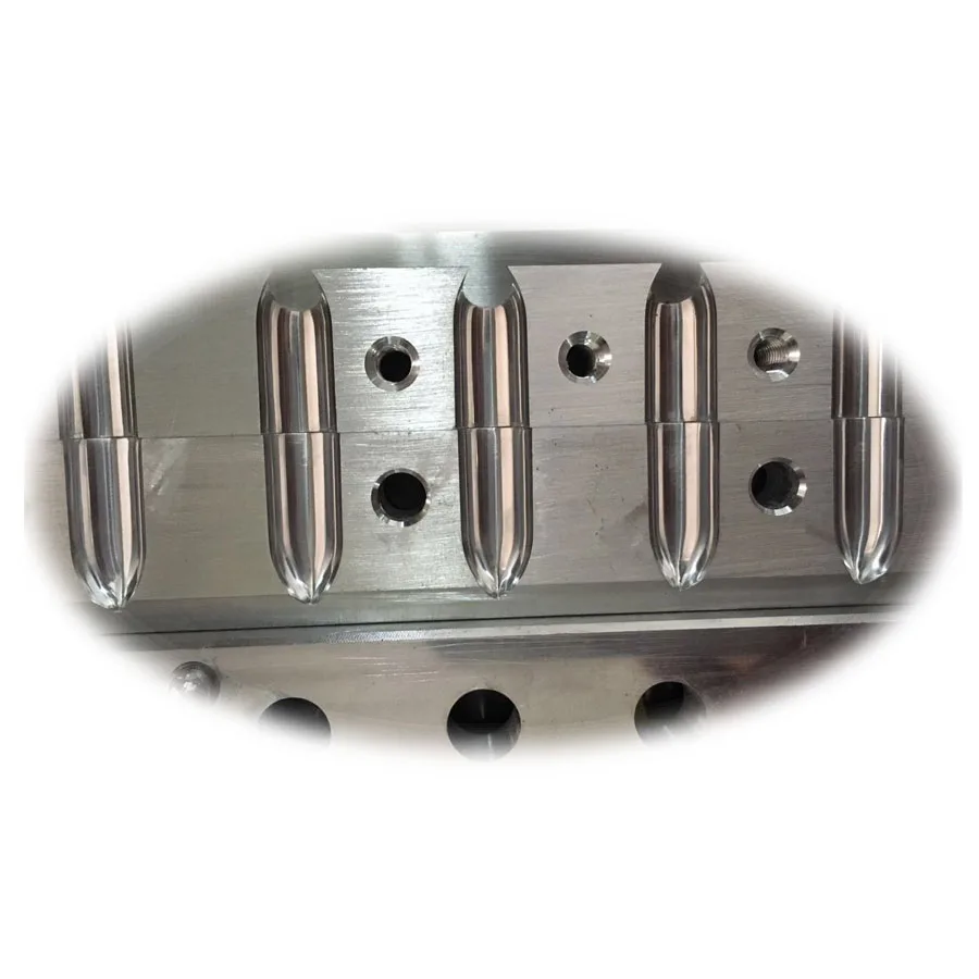 6 полостей 9 мм Форма для помады из алюминиевого сплава 1 комплект отверстий