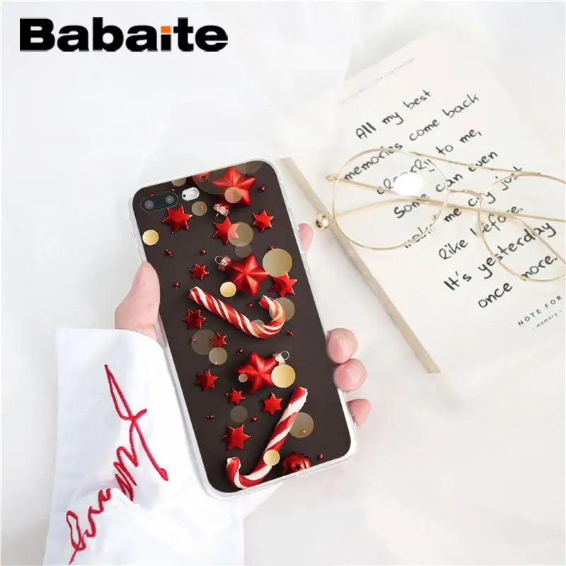 A6 Babaite пейзаж зимний светильник снег Рождество DIY окрашенный чехол для телефона для iPhone 8 7 6 6S Plus X XS MAX 5 5S SE XR 10 Чехол - Цвет: A6