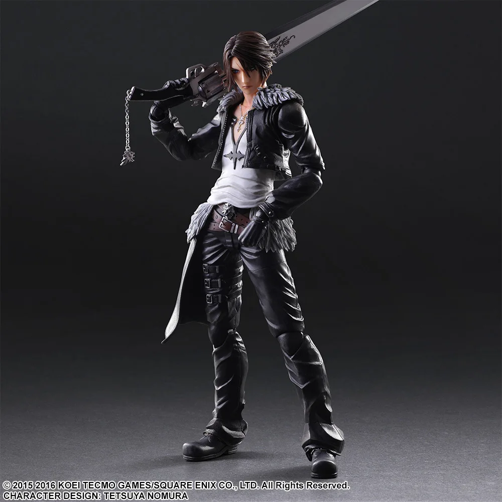 Экшн 26 см аниме Squall Leonhart фигурка играть арт Kai Final Fantasy Коллекция ПВХ модель кукла
