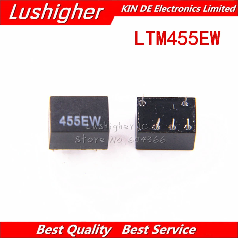 10 шт. LTM455EW DIP-5 455EW DIP 455E LTM455E CFWM455EW 5Pin 455 кгц | Электронные компоненты и