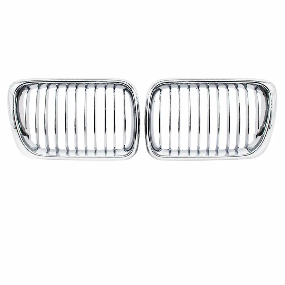 

2Pcs Style Front Wide Kidney Grille Grill For Car BMW E36 3 Series 97-99