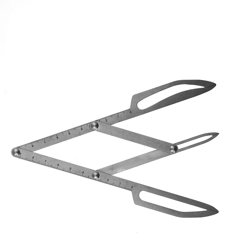 Измерительная линейка для бровей из нержавеющей стали суппорты татуировки