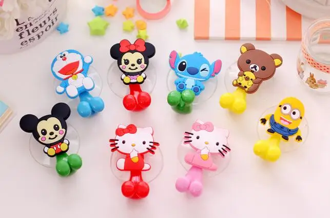 Животное милый Миньон Мультфильм присоска зубная щетка держатель аксессуары для