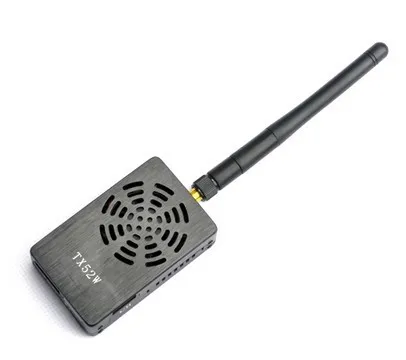 Передатчик высокой мощности FPV 5,8G 8CH 2000mW A/V (TX) TX52W 2-полосный входной сигнал, сигнал/передающая частота переключаемая в воздухе
