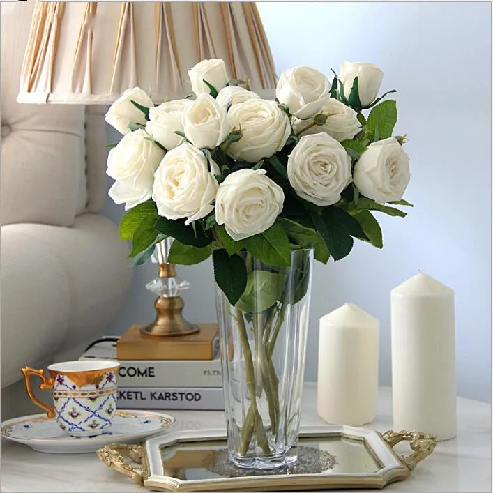 roses Artificial Flower High-grade silk flowers Wedding home decoration a bouquet of rose flower | Дом и сад