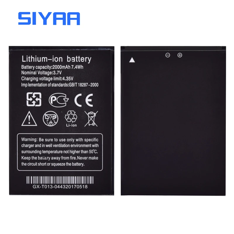 SIYAA оригинальный W200 W100 BL 06 08 Батарея для THL bl W200S W200C T6S T6 Pro T6C 2015 A литий ионные