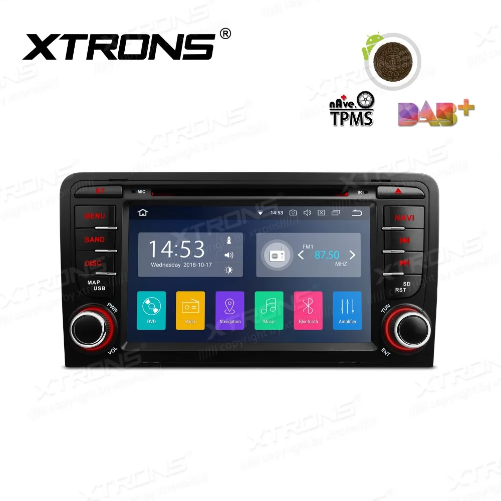 XTRONS 7 &quotAndroid 8 1 радио GPS RCA Автомобильный DVD плеер для Audi A3 8P 2003 2004 2005 2006 2007 2008 2009 2012