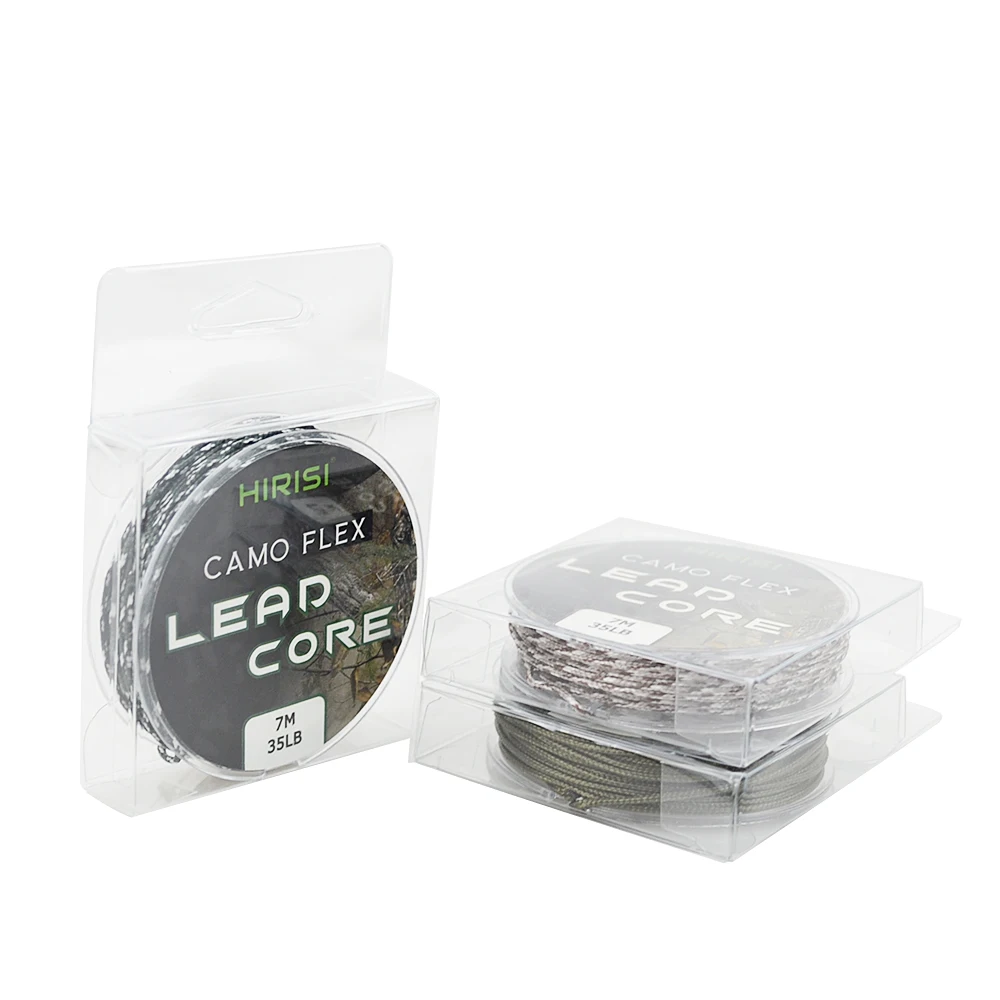 35LB 7 м Leadcore Карп рыболовные снасти леска сделать Карп волосы снасти 3 цвета плетеная леска