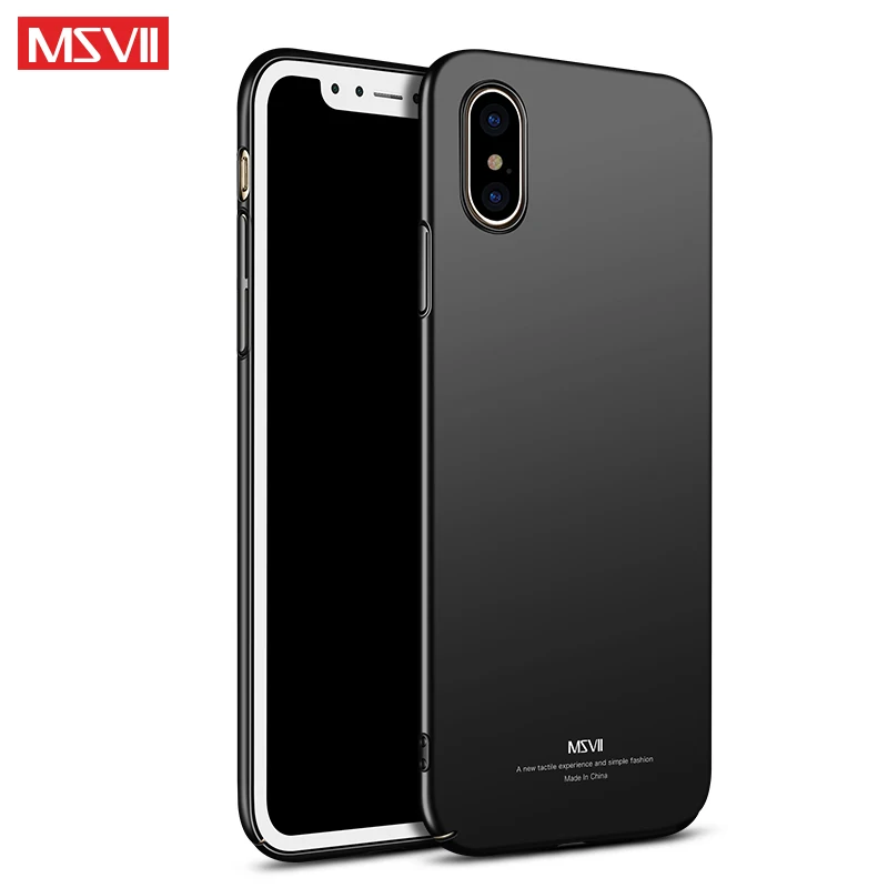 Жесткий чехол для apple iphone X 100% оригинал высокое качество 4 уровня простой и матовый