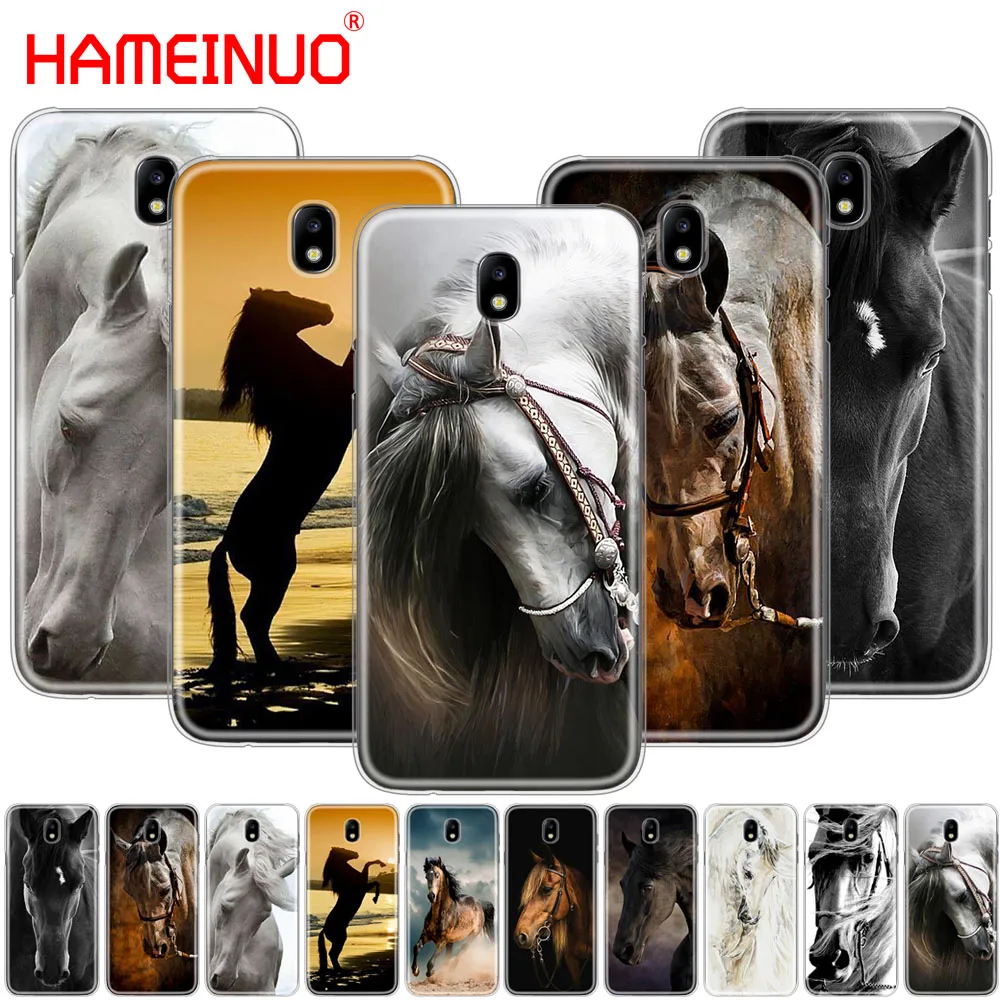 HAMEINUO чехол для телефона с рисунком лошади животного Samsung Galaxy J3 J5 J7 2017 J527 J727 J327 J330 J530