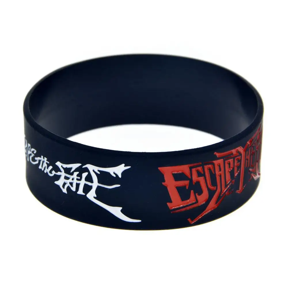 1 шт. избежать судьбы Wristband Силикона Один Дюйм Широкий музыка Gfit|Браслеты с