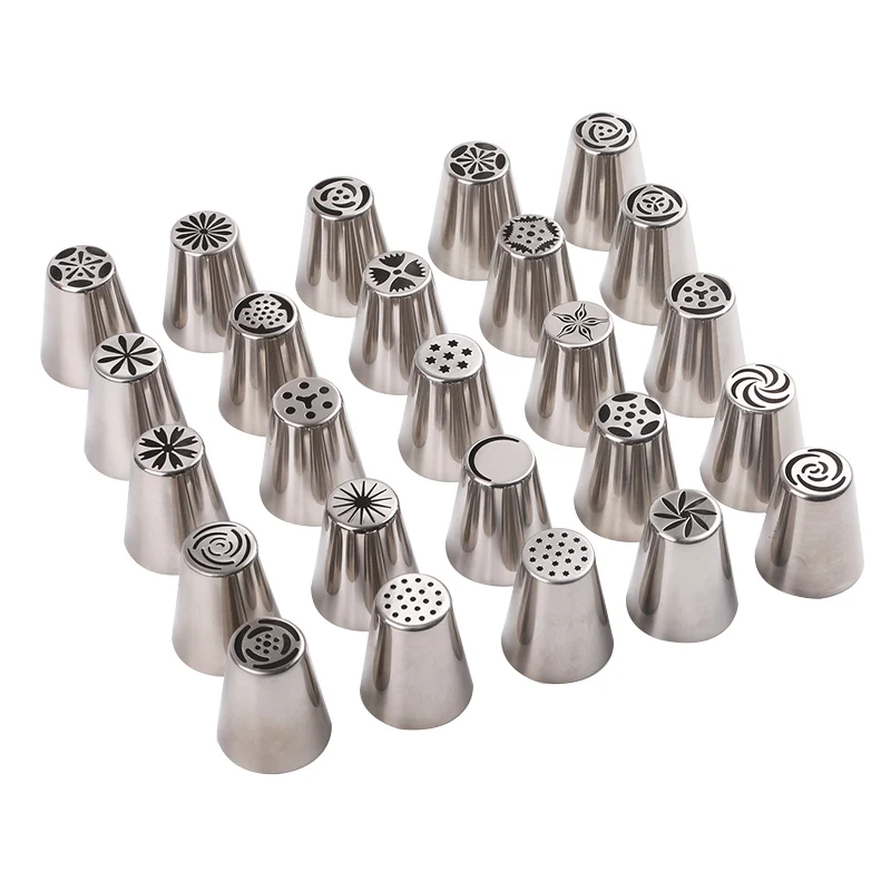 Russia Tulip Forming Mouthpiece Decorating Tool Cookie Cream Rose Cherry Blossom Flower Head 7pcs/set | Игрушки и хобби