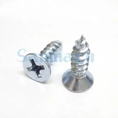 

50pcs M6 Self Drilling Tapping Screw Phillips Flat Head Countersunk Screws