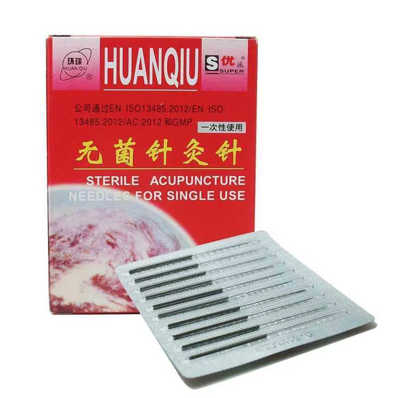 Новый HuanQiu одноразовая Стерильная акупунктура иглы acupuntura чжэньцзю для одного