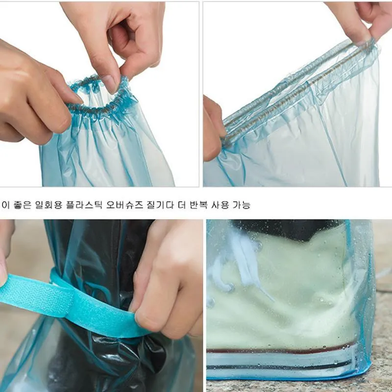 2017 Обувь дождь Ботильоны водонепроницаемая обувь Чехлы для мангала на плоской